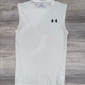 Under Armour White Sleeveless Top